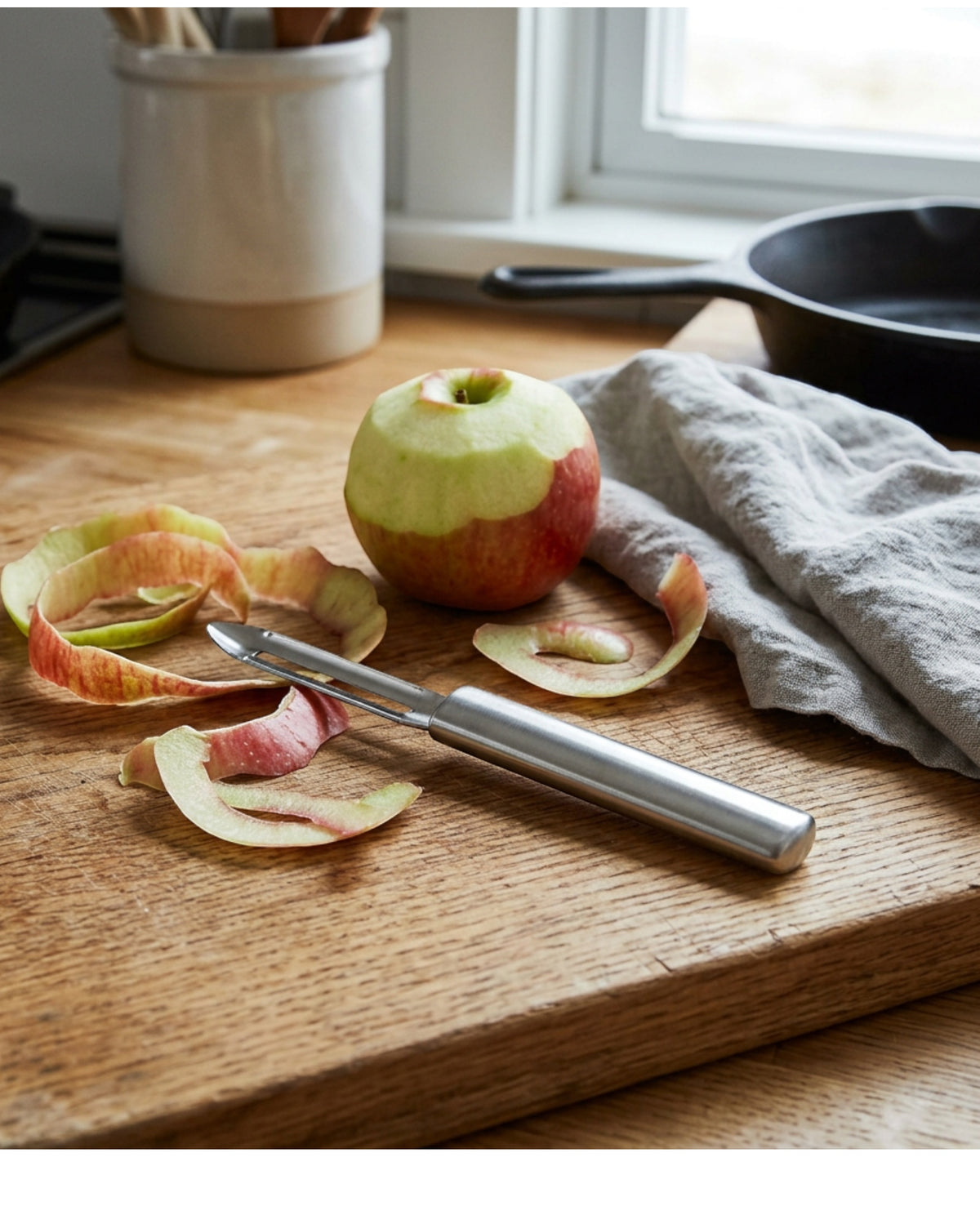 Bouo Stainless Steel Straight Peeler Narrow Blade